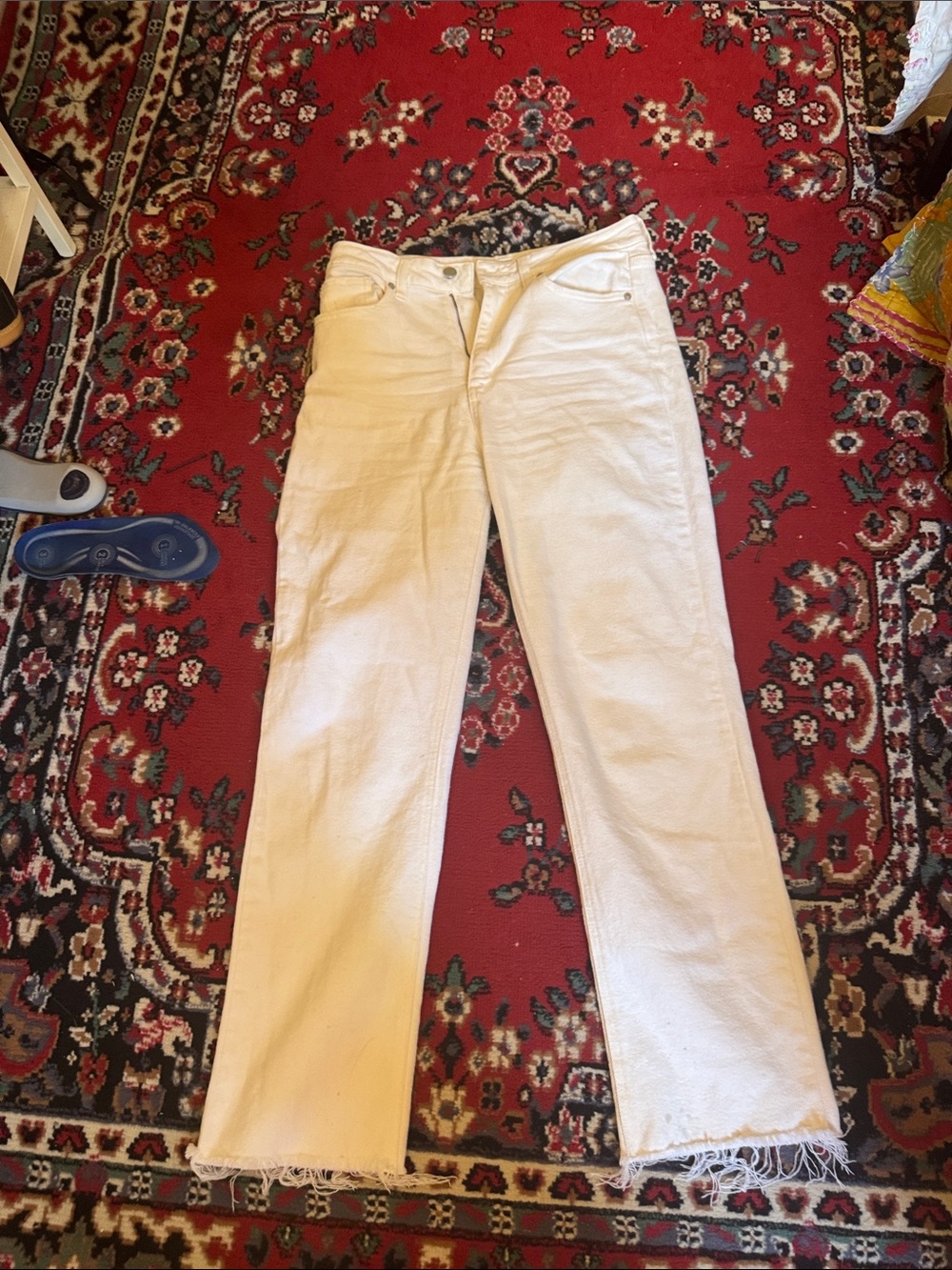 White Women's Straight-Leg Jeans JBD